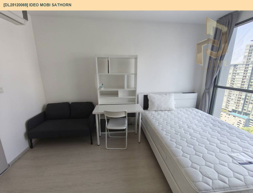 picture DL25120069 Condo for rent, IDEO Mobi Sathorn near BTS Krung Thon Buri, ready to move in, call urgently 0638692663 LineID @897iyzll - 2/10