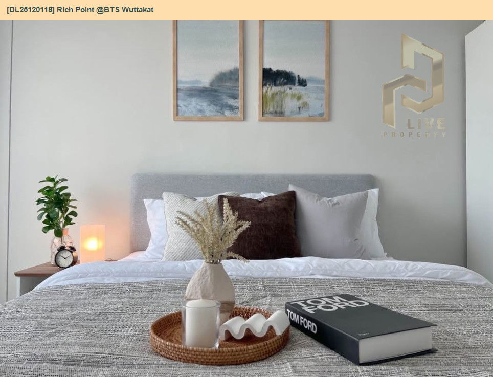 picture DL25120118 Condo for rent, Rich Point @BTS Wuttakat near BTS วุฒากาศ, ready to move in, call urgently 0638692663 LineID @897iyzll - 2/10