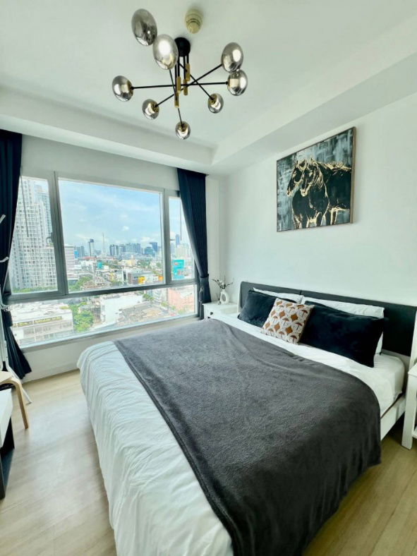 picture Condo for rent, Thru Thonglor, 37 sq m, 1 bedroom, 1 bathroom, 16th floor, near MRT Phetchaburi - 7/12