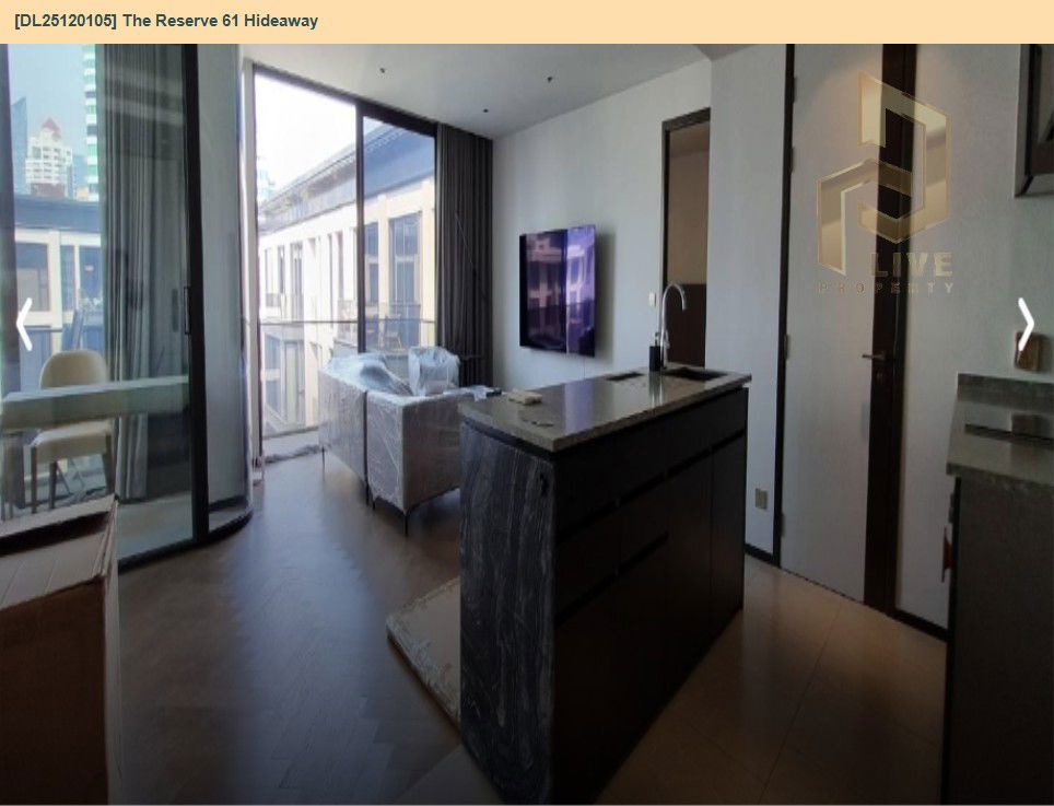 picture DL25120105 Condo for rent, The Reserve 61 Hideaway near BTS ทองหล่อ, ready to move in, call urgently 0638692663 LineID @534wlwof - 6/11