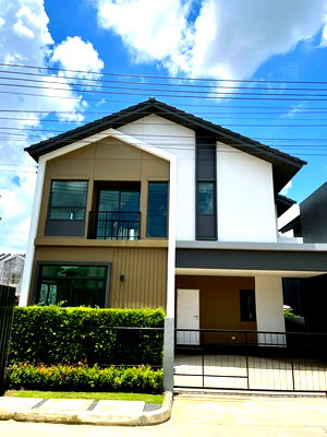 ขายบ้านเดี่ยว : ขายบ้านเดี่ยว 2 ชั้น อณาสิริ ราชพฤกษ์ 346 แปลงมุม ทำเลดี เดินทางสะดวก