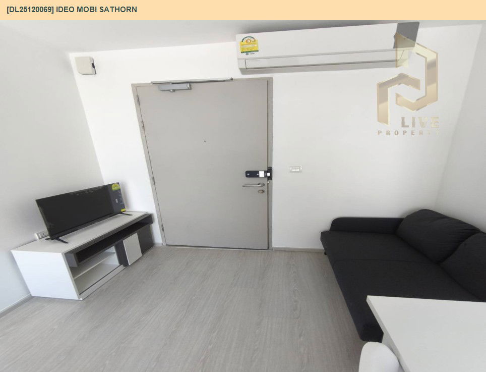 picture DL25120069 Condo for rent, IDEO Mobi Sathorn near BTS Krung Thon Buri, ready to move in, call urgently 0638692663 LineID @897iyzll - 3/10