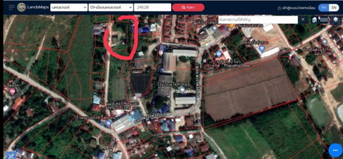 ที่ดินแหล่งชุมชน ครุฑแดง ใกล้เลี่ยงเมืองนครสวรรค์ ทำเลดี เข้าออกหลายทาง