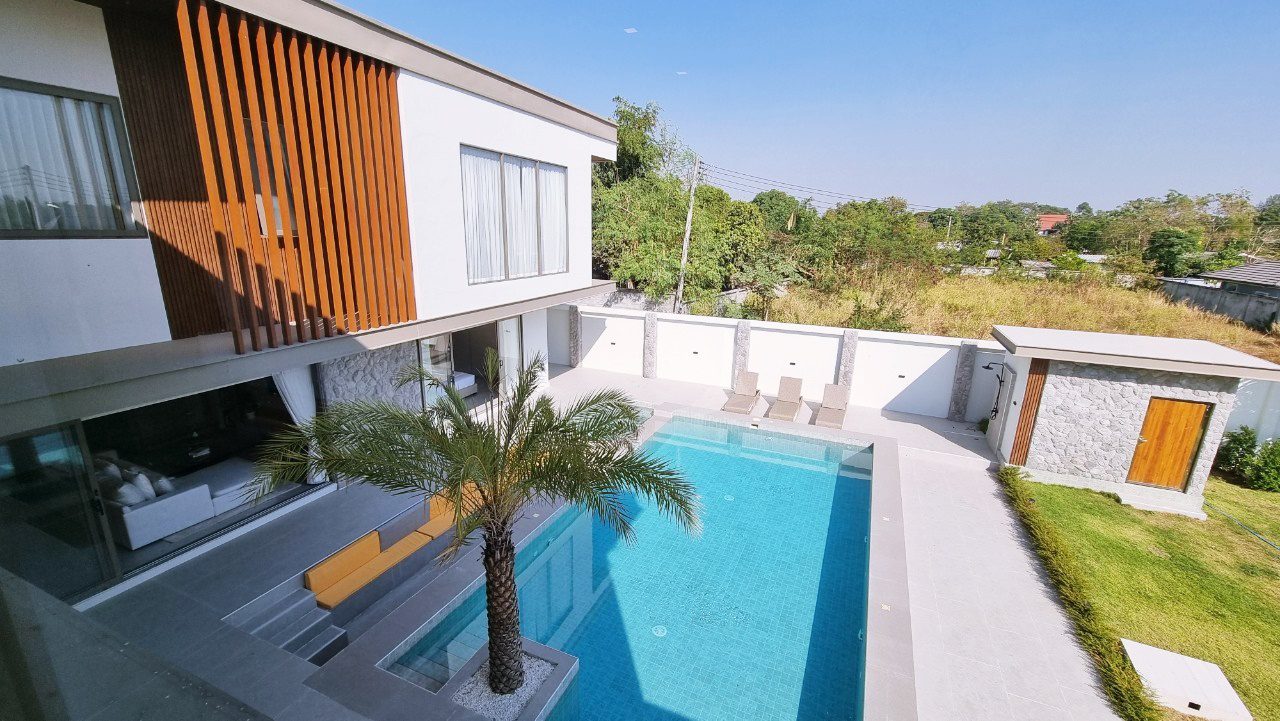 รูป ขายพูลวิลล่าหรูสไตล์โมเดิร์นในห้วยใหญ่ - รูปที่ 19/22