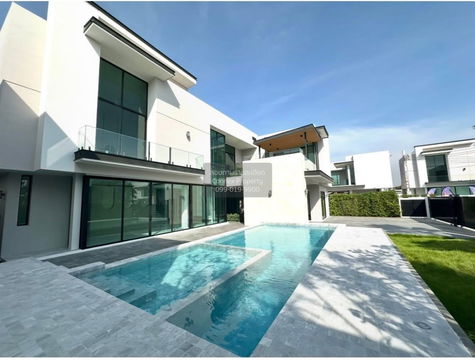 For Sale House , The Master Ekkamai - Ramintra , nice view , wide frontage , Tha Raeng , Bang Khen , Bangkok , CX-139191 ✅ Live chat with us ADD LINE @connexproperty ✅ 