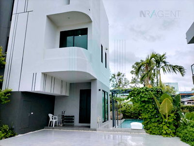 Houses for sale Bangkok : 📌 For Sell Twin house ALTITUDE FOREST ONNUT-LATKRABANG 3-story 3 bedroom 4 bathroom