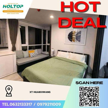 #Z3451💥 021268 🔥Condo for rent: XT Huaikhwang