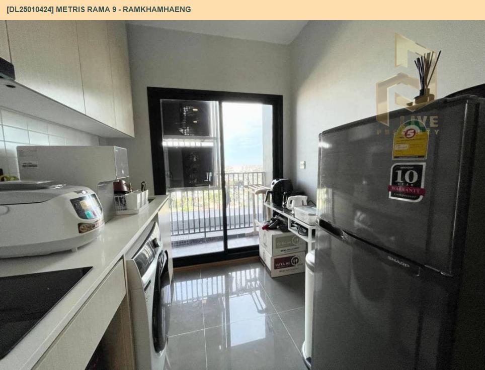 picture DL25010424 Condo for rent, Metris Rama 9 - Ramkhamhaeng near ARL Ramkhamhaeng, ready to move in, call urgently 0638692663 LineID @534wlwof - 6/8