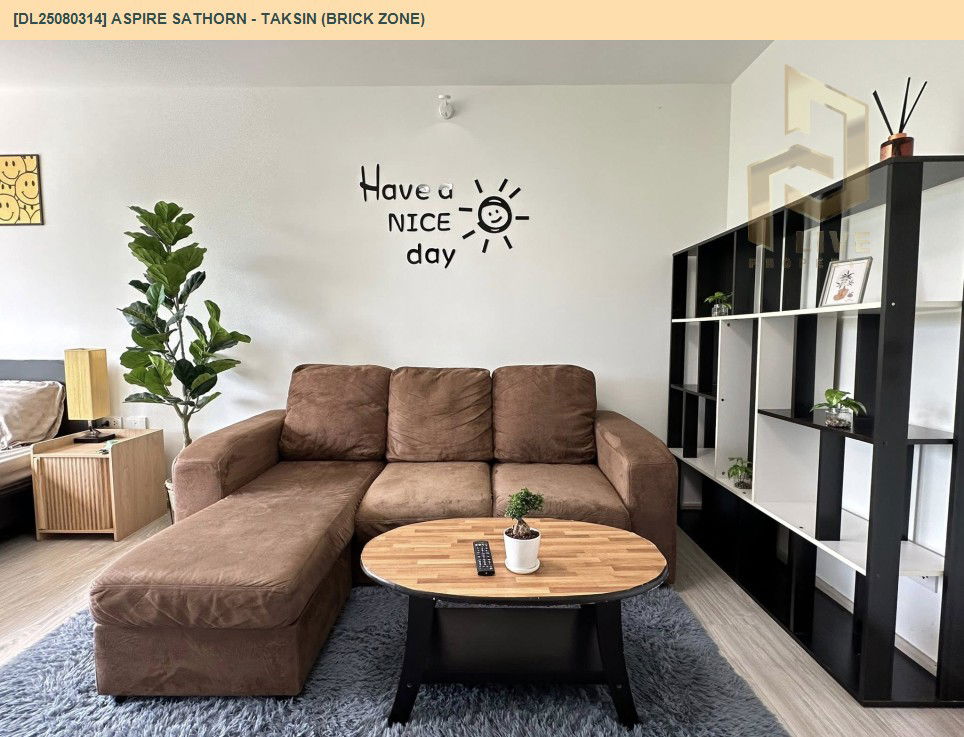 picture DL25080314 Condo for rent, Aspire Sathorn - Taksin (Brick Zone) near BTS Wutthakat, ready to move in, call urgently 0638692663 LineID @897iyzll - 7/12