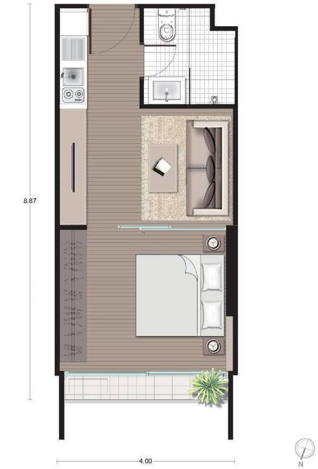 picture 1-BR Condo at Noble Revo Silom near BTS Surasak (ID 1721266) - 9/11