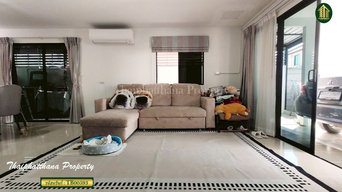 รูป บ้านพฤกษา ศรีนครินทร์-บางนา หลังมุม ต่อเติมตกแต่งเฟอร์นิเจอร์พร้อมเข้าอยู่ - รูปที่ 3/15