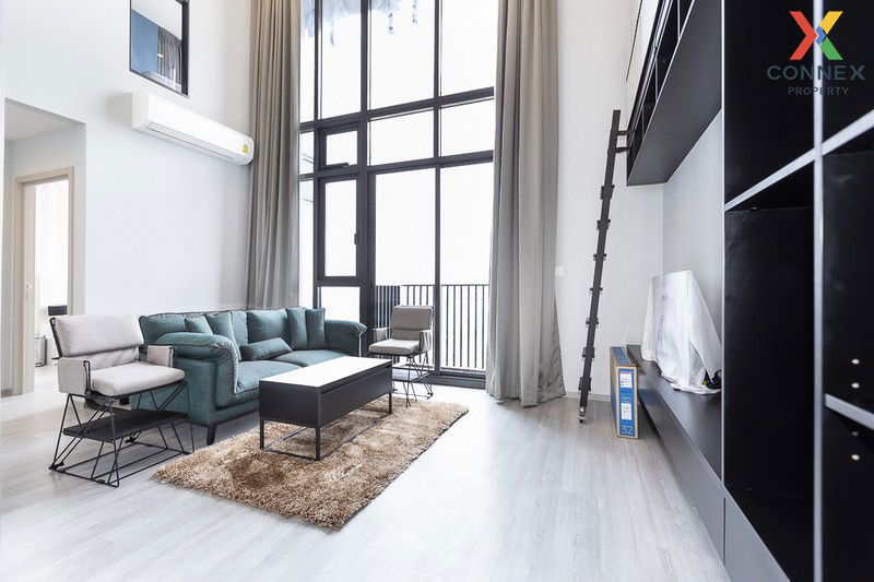 picture FOR RENT condo The line sukhumvit 101 , Duplex , nice view , high floor , BTS-Punnawithi , Bang Chak , Phra Khanong , Bangkok , CX-00573 ✅ Live chat with us ADD LINE @connexproperty ✅  - 1/12