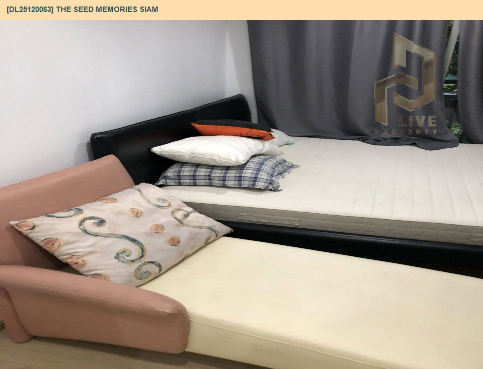 picture DL25120063 Condo for rent, The Seed Memories Siam near BTS National Stadium, ready to move in, call urgently 0638692663 LineID @162cjixi - 5/7