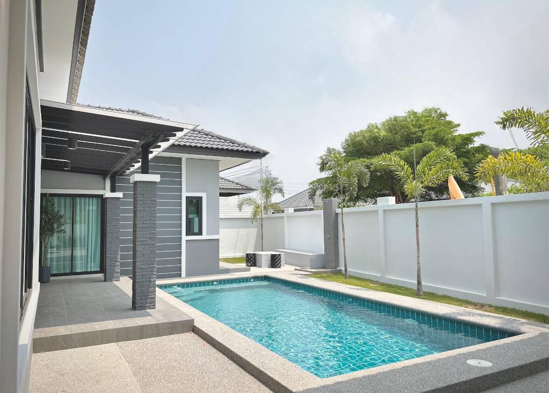 รูป ขายพูลวิลล่า 3 ห้องนอน ใน ห้วยใหญ่ - รูปที่ 1/12