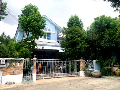 บ้านเดี่ยว ปทุมธานี : ขายหมู่บ้านมณีรินทร์ มาสเตอร์พีซ รังสิต ปทุมธานี ใกล้ทางด่วนบางพูน 