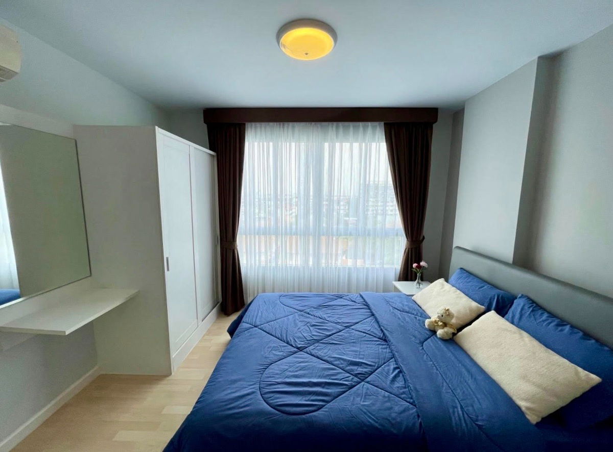 รูป code : E61 ให้เช่าคอนโด ดี คอนโด รามคำแหง 64 (D Condo Ramkhamhaeng 64) | ห้องขนาด 30 ตร.ม. วิวโล่ง ทิศตะวันออก เฟอร์ครบ พร้อมเข้าอยู่ - รูปที่ 4/11