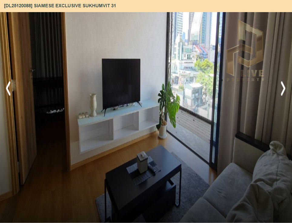 picture DL25120088 Condo for rent, Siamese Exclusive Sukhumvit 31 near BTS Phrom Phong, ready to move in, call urgently 0638692663 LineID @655ebbvc - 3/14