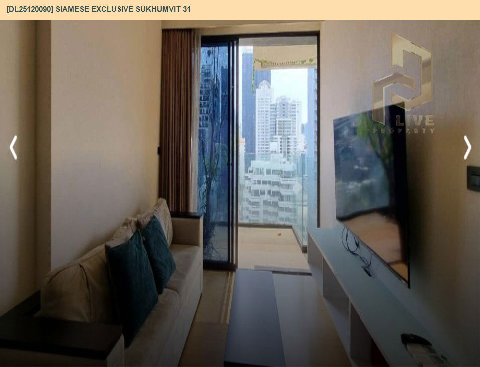 picture DL25120090 Condo for rent, Siamese Exclusive Sukhumvit 31 near BTS Phrom Phong, ready to move in, call urgently 0638692663 LineID @534wlwof - 2/14