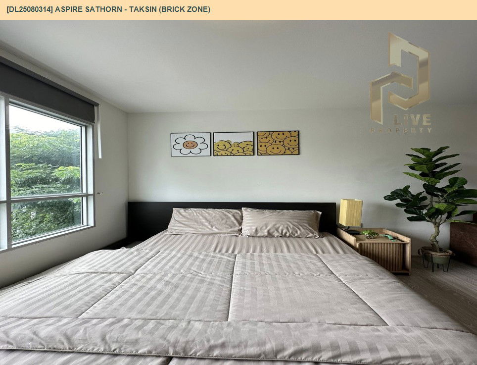 picture DL25080314 Condo for rent, Aspire Sathorn - Taksin (Brick Zone) near BTS Wutthakat, ready to move in, call urgently 0638692663 LineID @897iyzll - 3/12