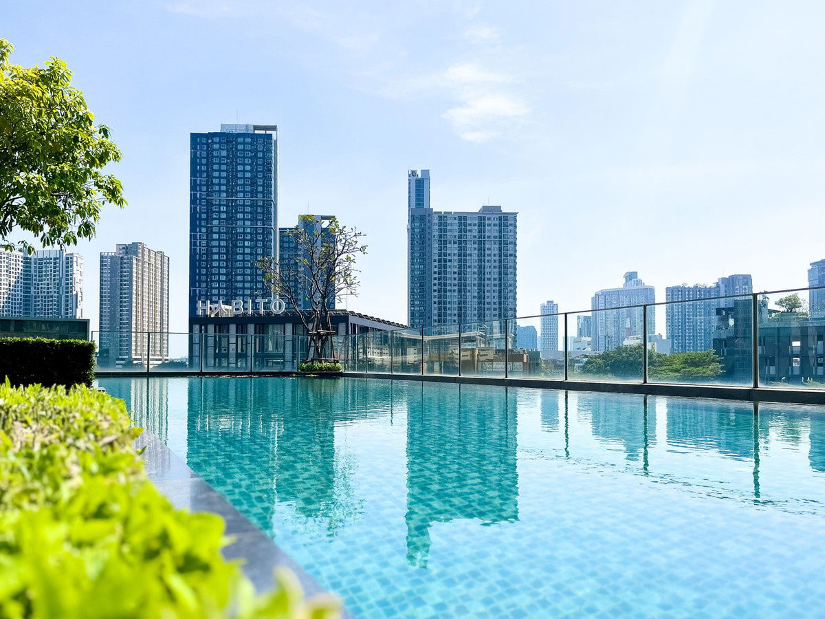 picture BTS On Nut 1 km. Free shuttle bus Price 42,000 Baht Condo The Base Park East ( Rental ) - 19/20