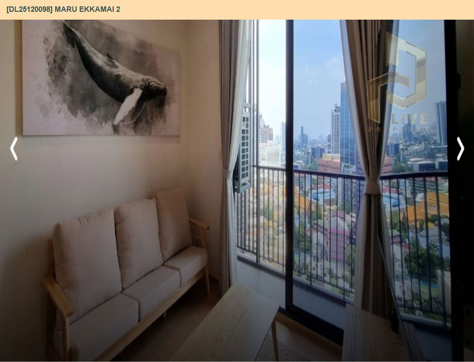 picture DL25120098 Condo for rent, MARU EKKAMAI 2 near BTS Ekkamai, ready to move in, call urgently 0638692663 LineID @897iyzll - 2/13
