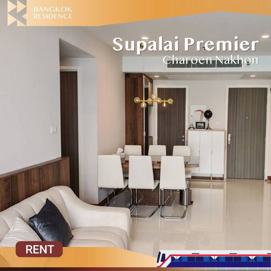 หายาก! Supalai Premier Charoen Nakhon 💎 ห้องสวย ไม่เคยปล่อยเช่า 💖  ติด BTS คลองสาน 