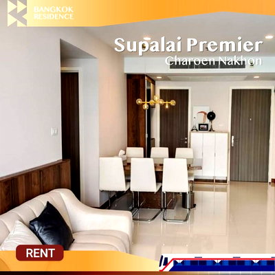 คอนโดให้เช่า : หายาก! Supalai Premier Charoen Nakhon 💎 ห้องสวย ไม่เคยปล่อยเช่า 💖  ติด BTS คลองสาน 