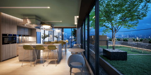 Down payment 2 Beds Large Room City View New Condo Good Location Close To BTS Ari @  Nue Evo Ari