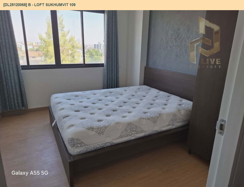 รูป DL25120068 ให้เช่าคอนโด บี ลอฟท์ สุขุมวิท 109 (B - Loft Sukhumvit 109) ใกล้ BTS แบริ่ง พร้อมเข้าอยู่ โทรด่วน 0614453194 LineID @162cjixi - รูปที่ 3/13
