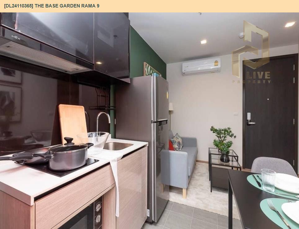 picture DL24110365 Condo for rent, The Base Garden Rama 9  near สายสีส้ม, ready to move in, call urgently 0638692663 LineID @534wlwof - 6/7