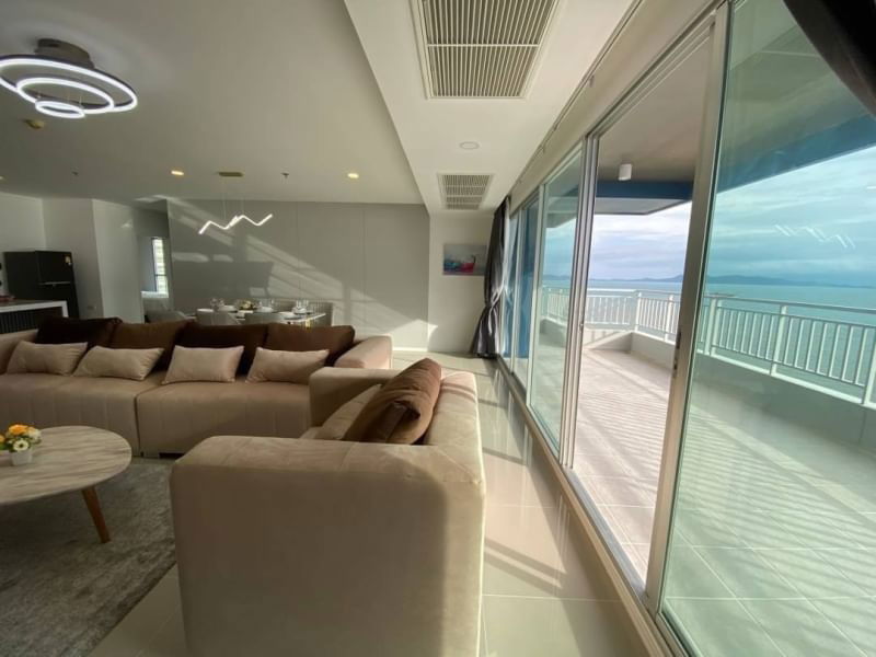 picture ⛵ Lumpini Jomtien ⛵ Direct sea view / 12AF / 153sqm / 3bedrooms >> THB75,000/month彡 - 3/12