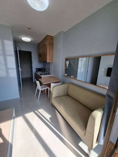 Condo for rent, next to BTS Udomsuk, 1 bedroom, Ideo Mix Sukhumvit 103, fully furnished, 30.5 sq m, 10th floor