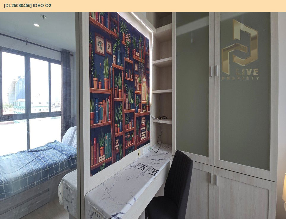 รูป DL25080455 ให้เช่าคอนโด ไอดีโอ โอทู (IDEO O2) ใกล้ BTS บางนา พร้อมเข้าอยู่ โทรด่วน 0638692663 LineID @897iyzll - รูปที่ 4/16