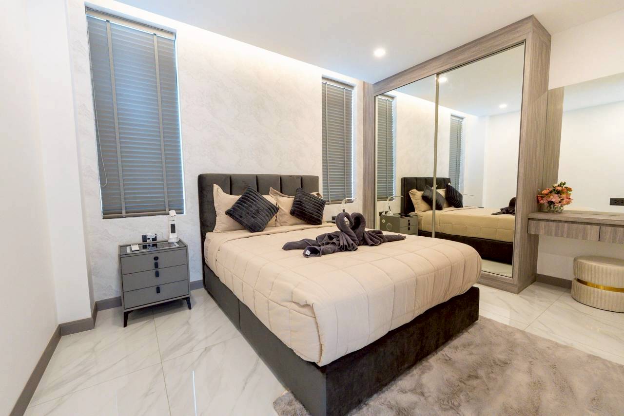 รูป วิลล่าหรู 3 ห้องนอนพร้อมสระว่ายน้ำให้เช่า – ชากนอก พัทยาตะวันออก - รูปที่ 16/19