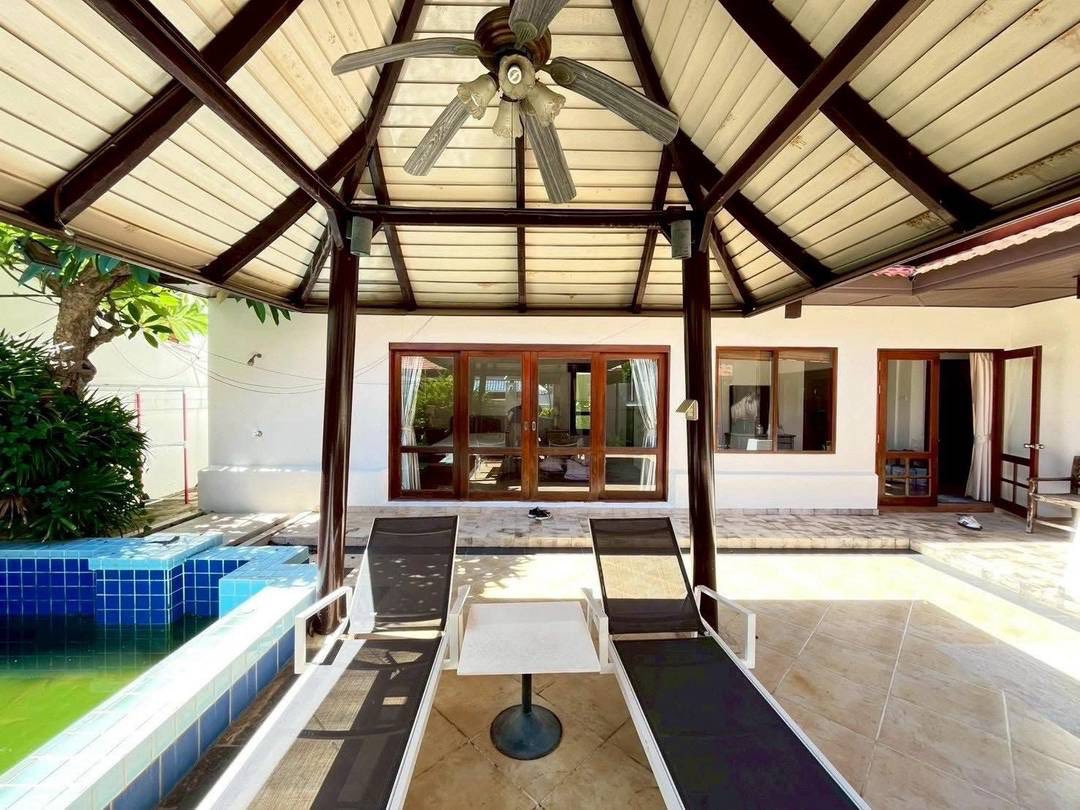 รูป วิลล่าพร้อมสระว่ายน้ำสไตล์ไทย-บาหลีให้เช่า – ทัพพระยา - รูปที่ 3/15