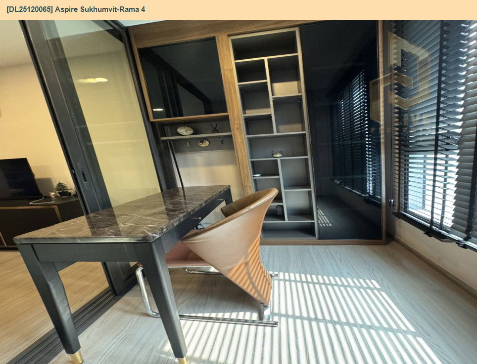 รูป DL25120065 ให้เช่าคอนโด แอสปาย สุขุมวิท-พระราม 4 (Aspire Sukhumvit-Rama 4) ใกล้ BTS พระโขนง พร้อมเข้าอยู่ โทรด่วน 0800343450 LineID @655ebbvc - รูปที่ 8/12
