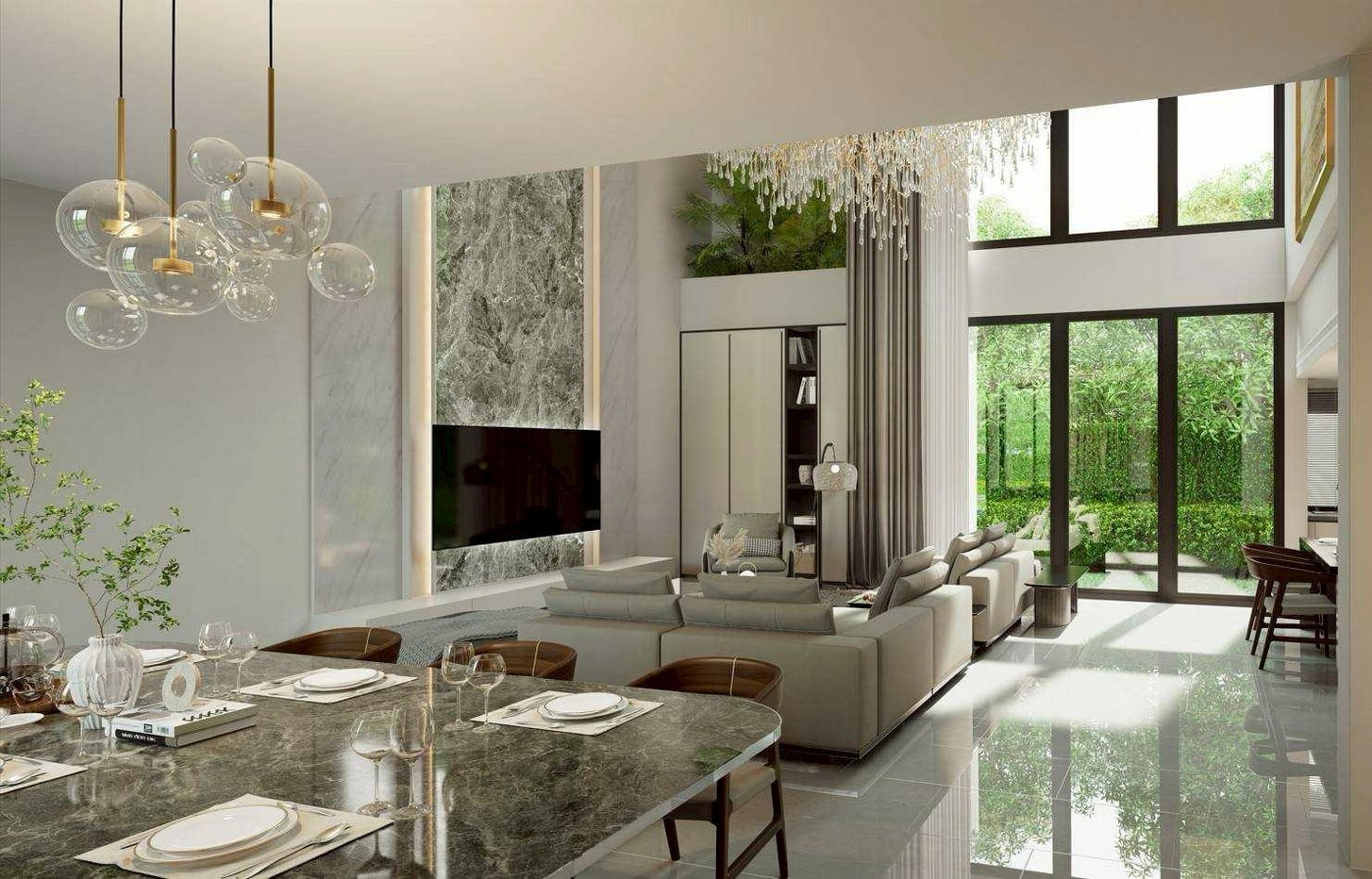 รูป พูลวิลล่าหรูสไตล์โมเดิร์นสำหรับขายในพัทยาใต้ - รูปที่ 7/12