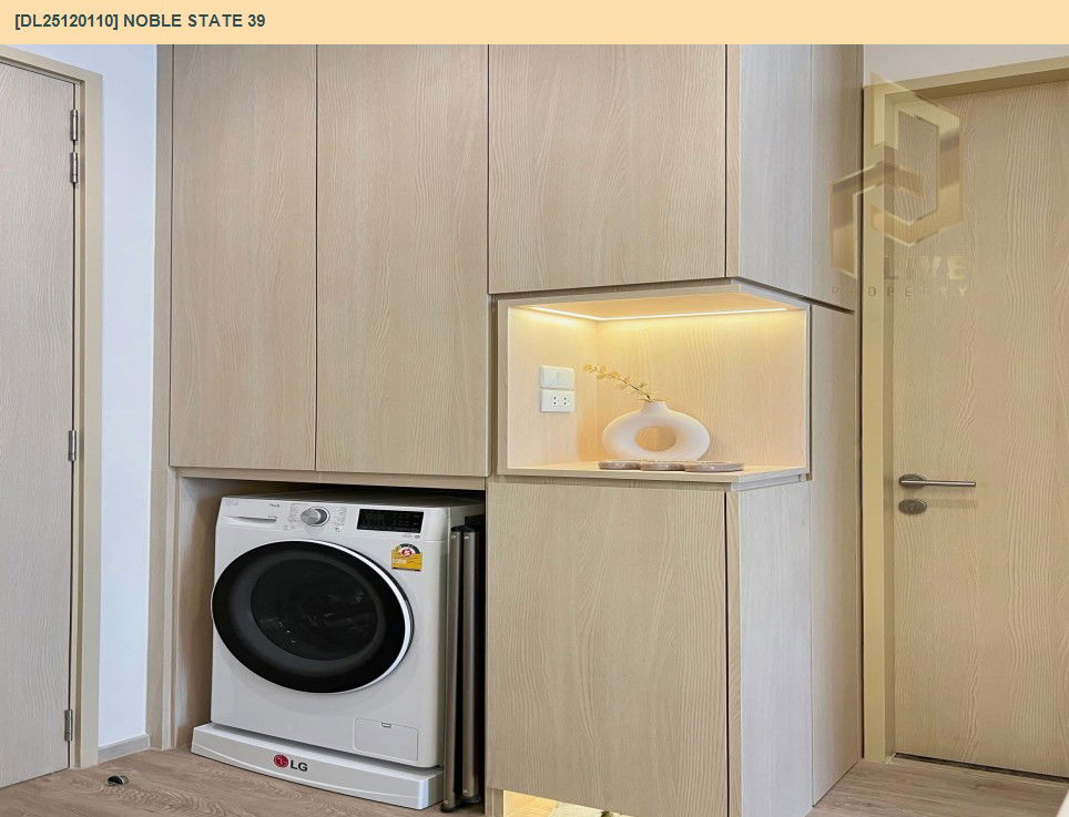 รูป DL25120110 ให้เช่าคอนโด โนเบิล สเตท 39 (NOBLE STATE 39) ใกล้ BTS พร้อมพงษ์ พร้อมเข้าอยู่ โทรด่วน 0653619502 LineID @534wlwof - รูปที่ 8/14