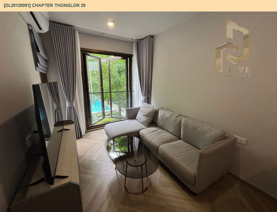 picture DL25120051 Condo for rent, Chapter Thonglor 25 near BTS Thong Lo, ready to move in, call urgently 0638692663 LineID @655ebbvc - 3/12