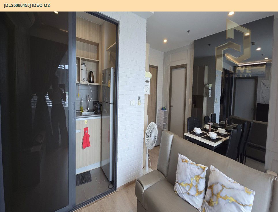 รูป DL25080455 ให้เช่าคอนโด ไอดีโอ โอทู (IDEO O2) ใกล้ BTS บางนา พร้อมเข้าอยู่ โทรด่วน 0638692663 LineID @897iyzll - รูปที่ 7/16
