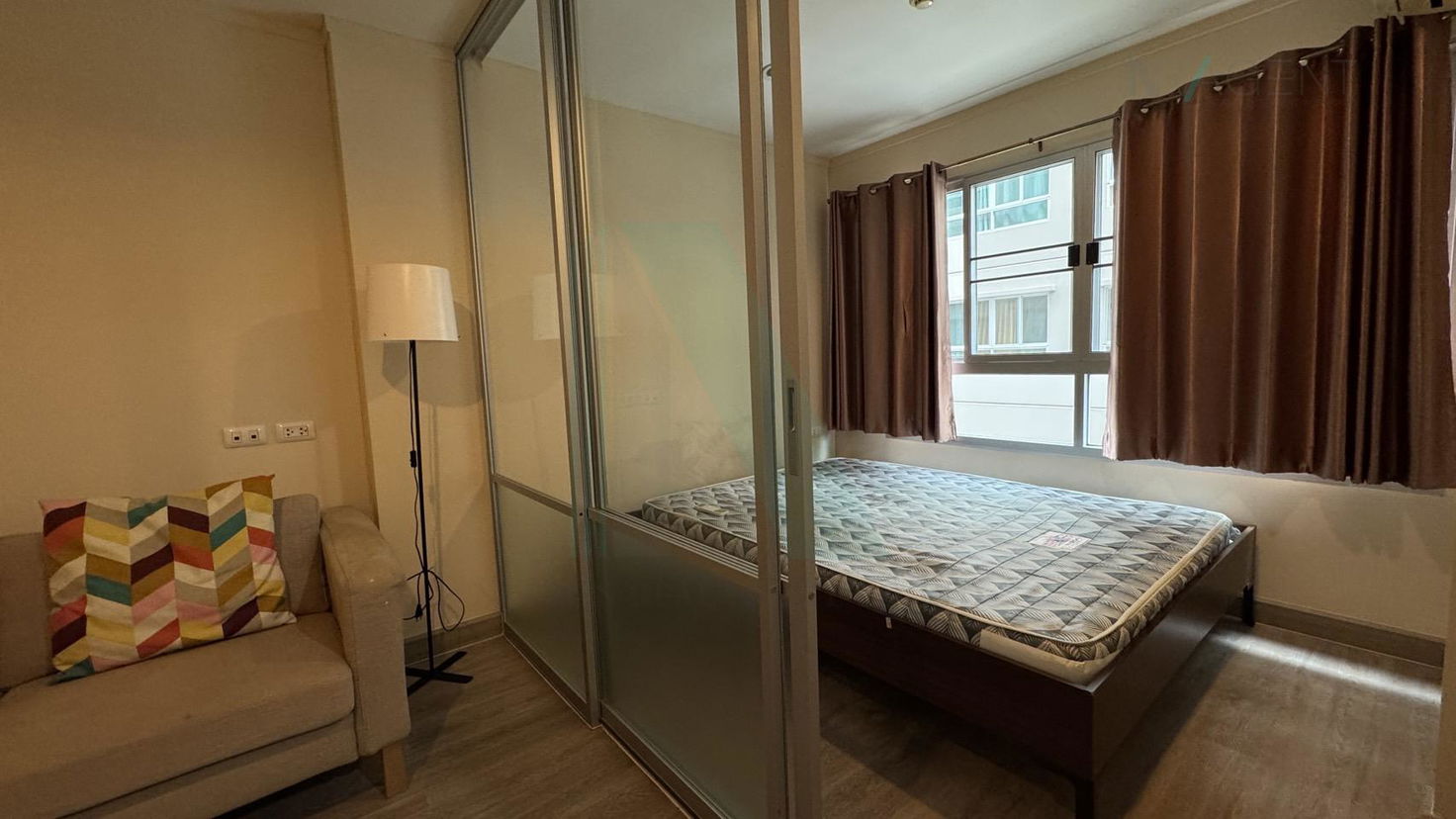 picture 🔺 For Rent Condo LUMPINI VILLE SUKHUMVIT109-BEARING Building A2, Floor 2,1 bed room, Room size 22 sqm - 1/8