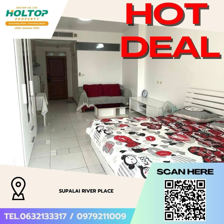 picture #Z3453ðĨ 021268 ðĨCondo for rent: Supalai River Place - 1/8