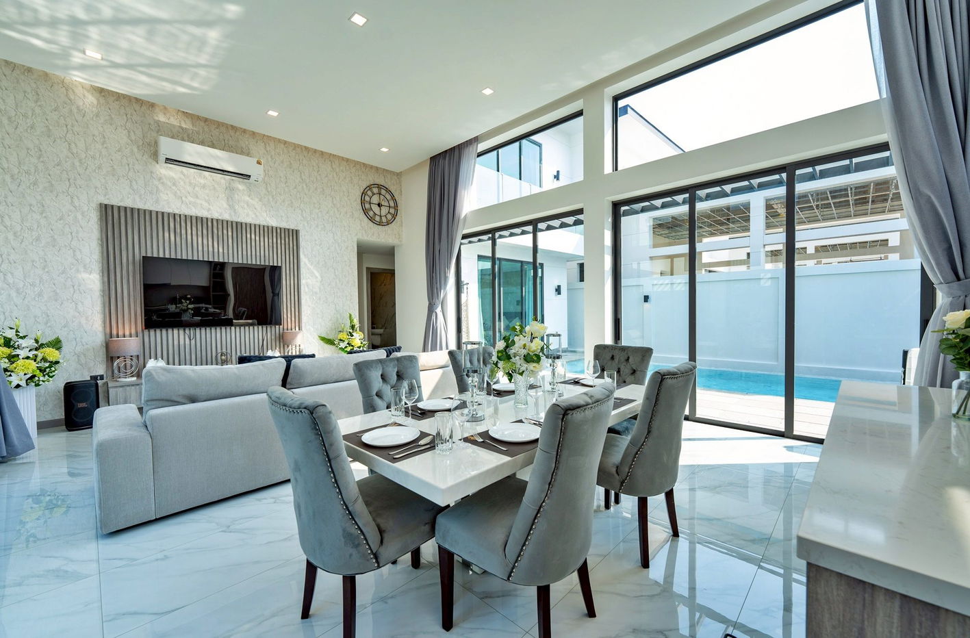 รูป วิลล่าหรู 3 ห้องนอนพร้อมสระว่ายน้ำให้เช่า – ชากนอก - รูปที่ 6/20