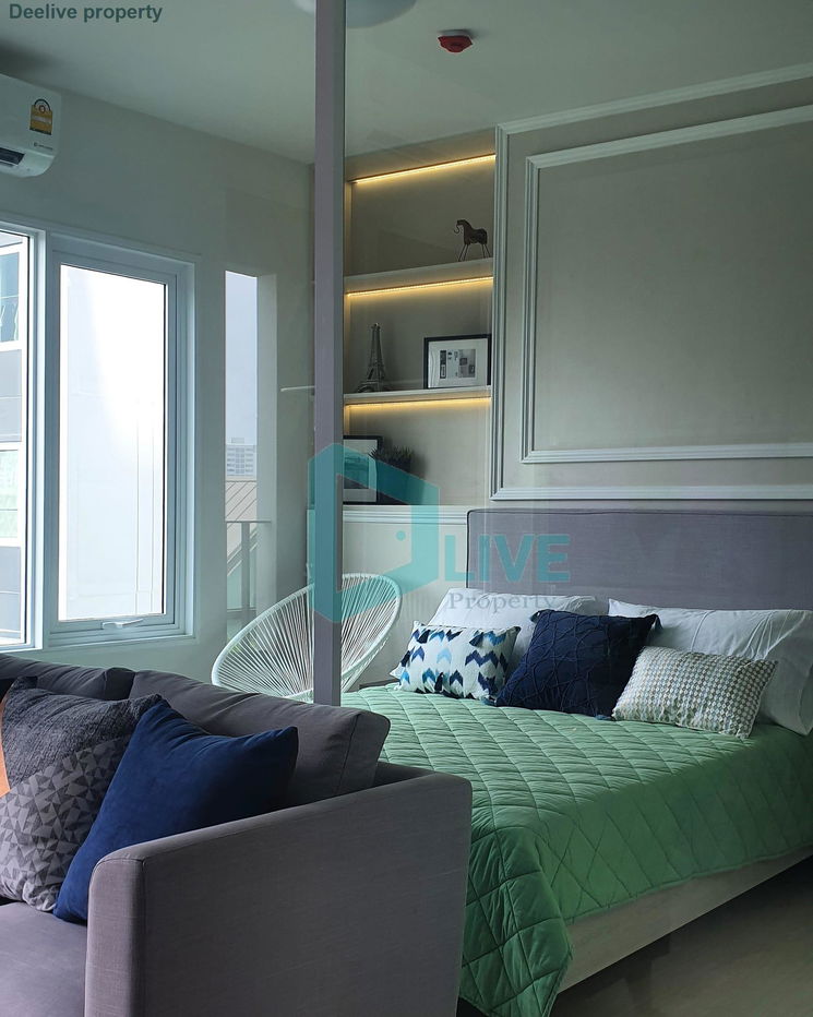 รูป DL100716 ให้เช่าคอนโด แชปเตอร์ วัน อีโค รัชดา - ห้วยขวาง (Chapter One Eco Ratchada - Huai Khwang ) ใกล้ MRT ห้วยขวาง พร้อมเข้าอยู่ โทรด่วน 0638692663 LineID @897iyzll - รูปที่ 5/6