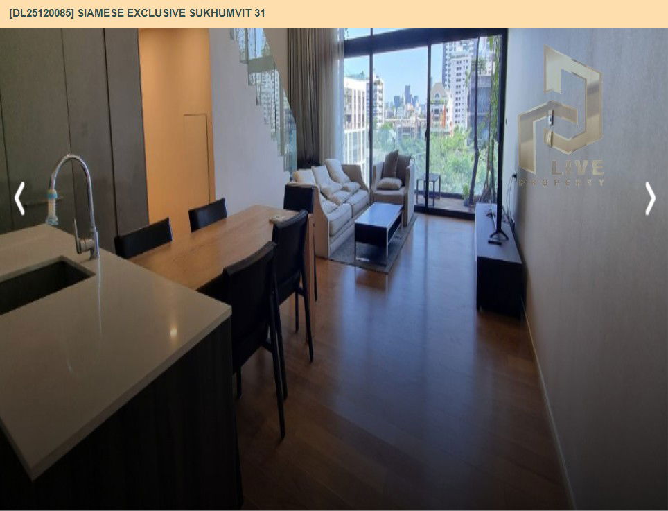 รูป DL25120085 ให้เช่าคอนโด ไซมิส เอ็กซ์คลูซีฟ สุขุมวิท 31 (Siamese Exclusive Sukhumvit 31) ใกล้ BTS พร้อมพงษ์ พร้อมเข้าอยู่ โทรด่วน 0614453194 LineID @162cjixi - รูปที่ 8/15