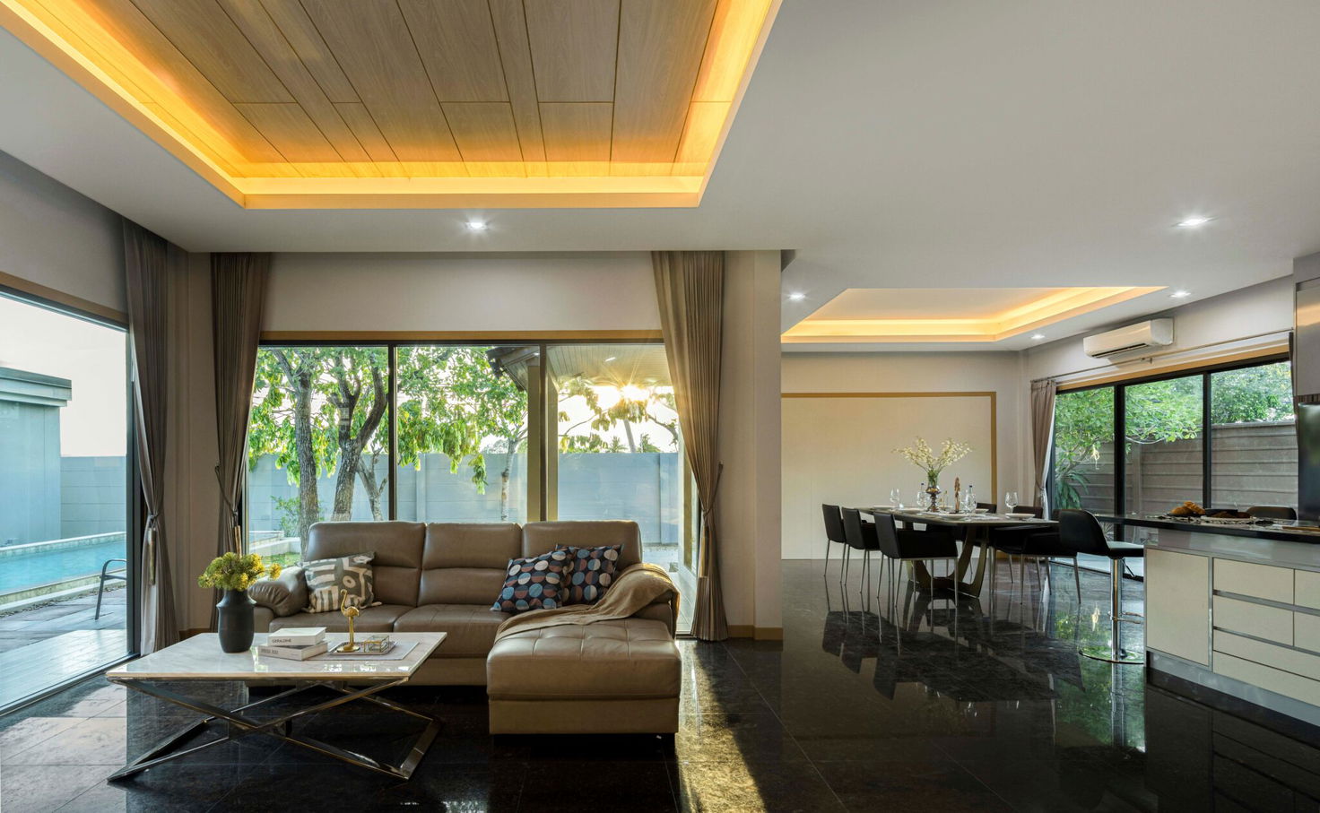 รูป วิลล่าหรู 3 ห้องนอน พร้อมสระว่ายน้ำ ให้เช่า – ห้วยใหญ่ - รูปที่ 7/20