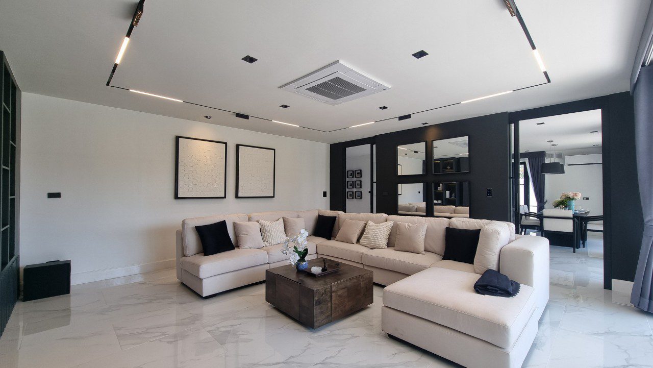 รูป ให้เช่าพูลวิลล่า 5 ห้องนอน ในมาบประชัน - รูปที่ 2/25