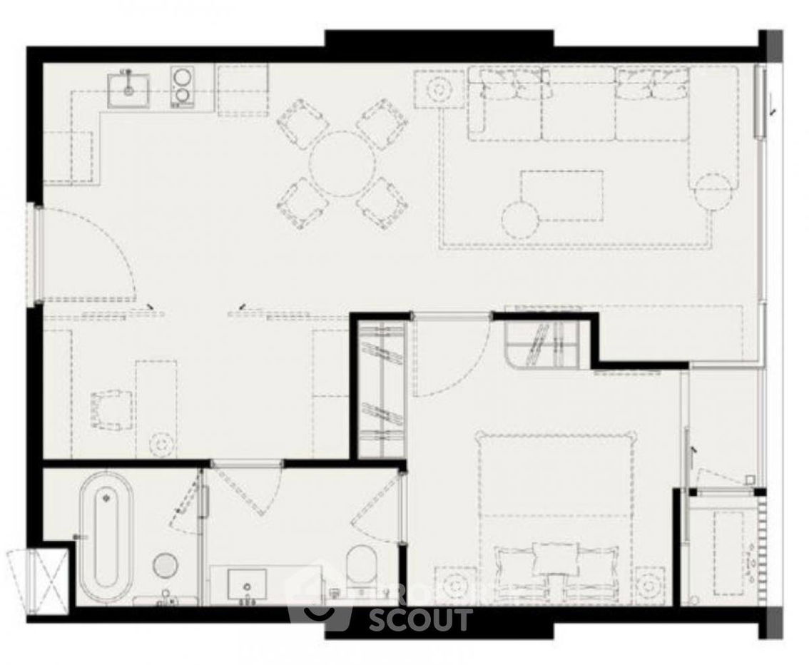 picture 1-BR Condo at ROMM CONVENT near BTS Sala Daeng (ID 1844622) - 3/20