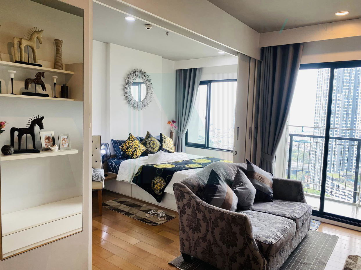 รูป ให้เช่าคอนโด บลอคส์ 77 อาคาร 1 ชั้น 23 1 ห้องนอน ขนาด 40.00 ตรม ใกล้ เทสโก โลตัส อ่อนนุช - รูปที่ 1/8