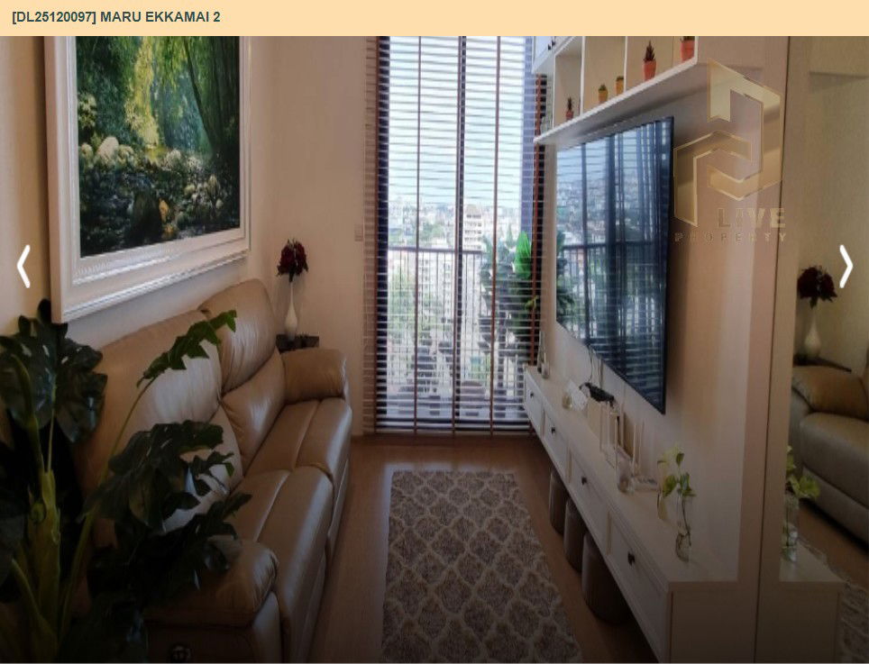 picture DL25120097 Condo for rent, MARU EKKAMAI 2 near BTS Ekkamai, ready to move in, call urgently 0638692663 LineID @655ebbvc - 6/11